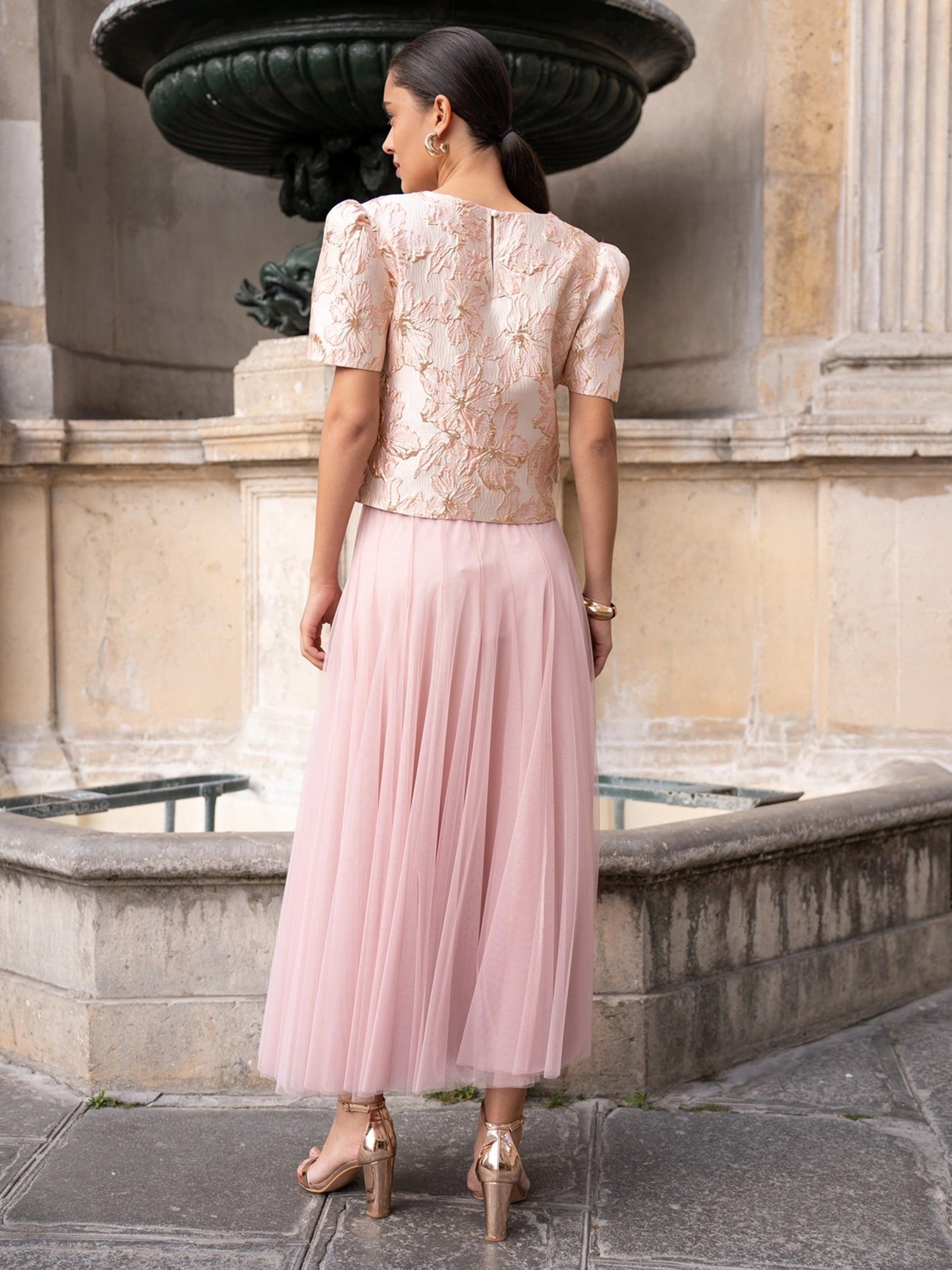 Shayla - Brocade top