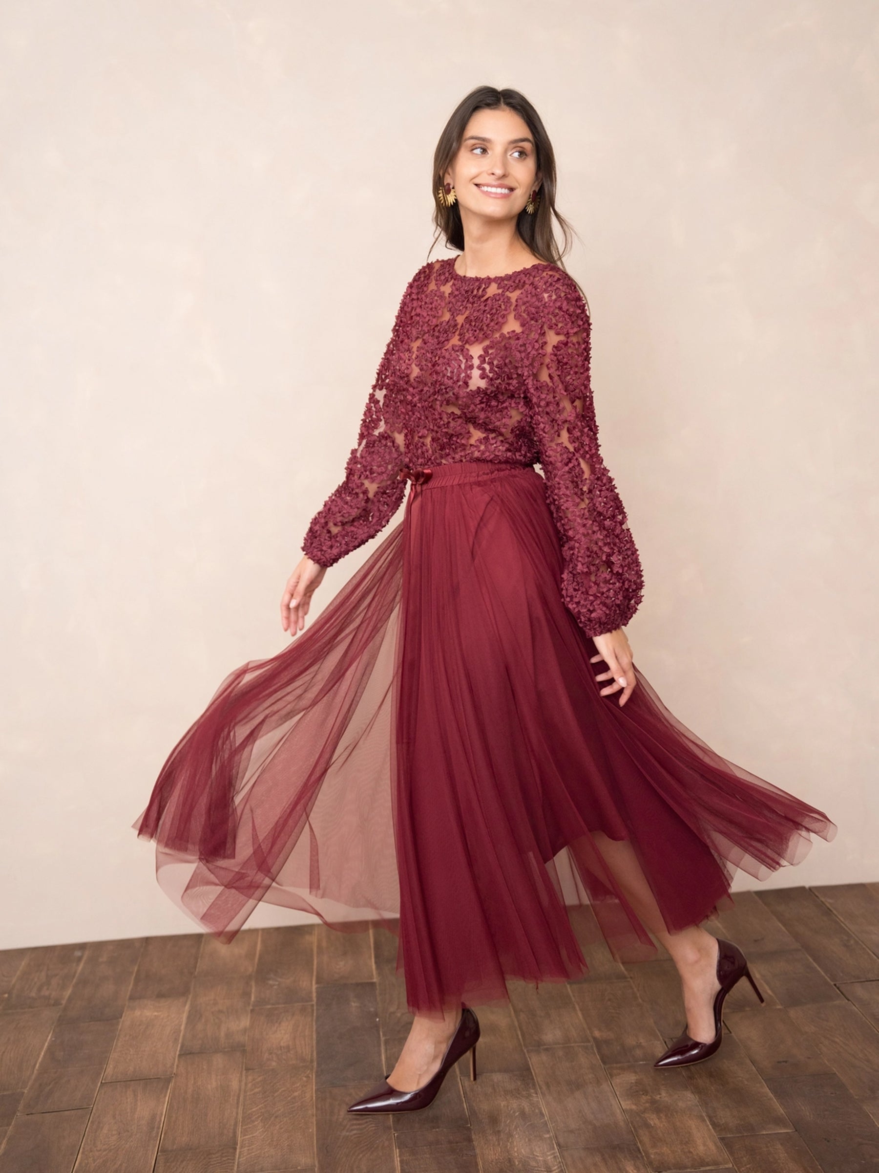 Caprice - Flared tulle skirt