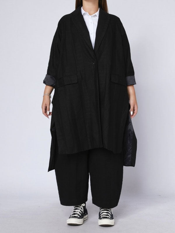 Fiona - Self stripe jacket