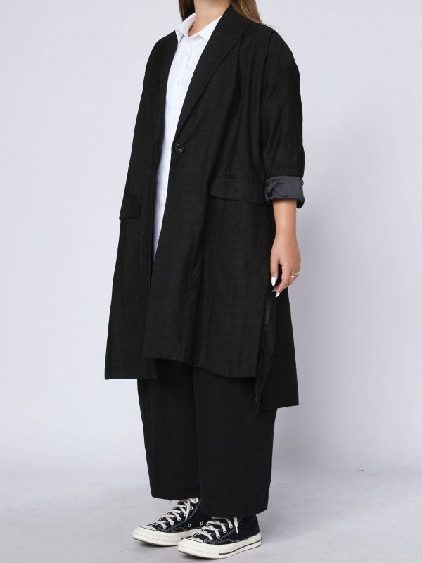Fiona - Self stripe jacket
