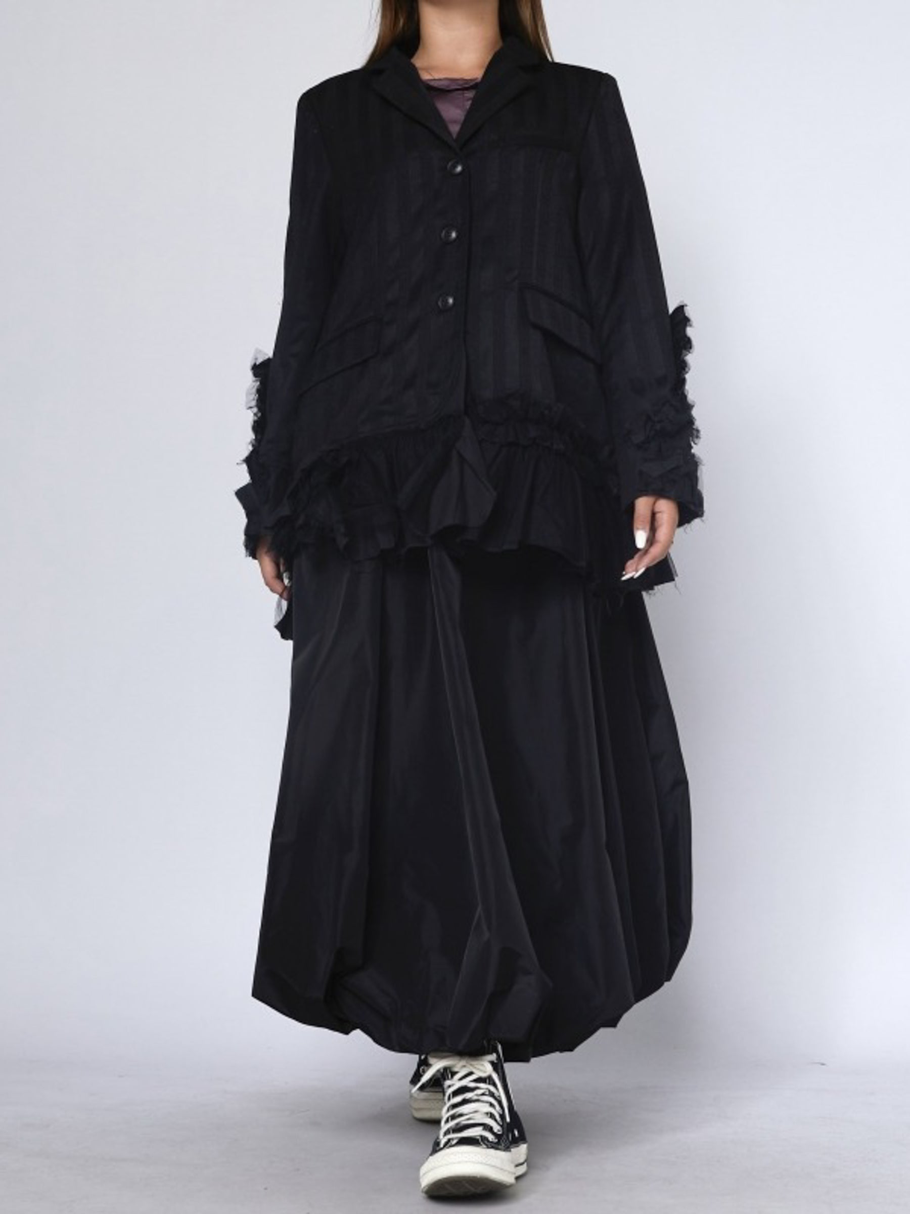 Marguitte - Stripe frill jacket