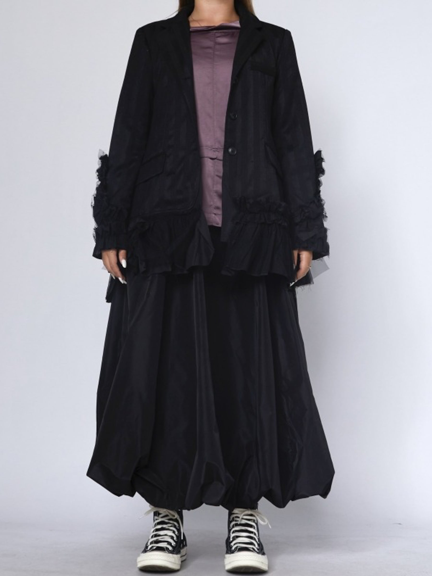 Marguitte - Stripe frill jacket