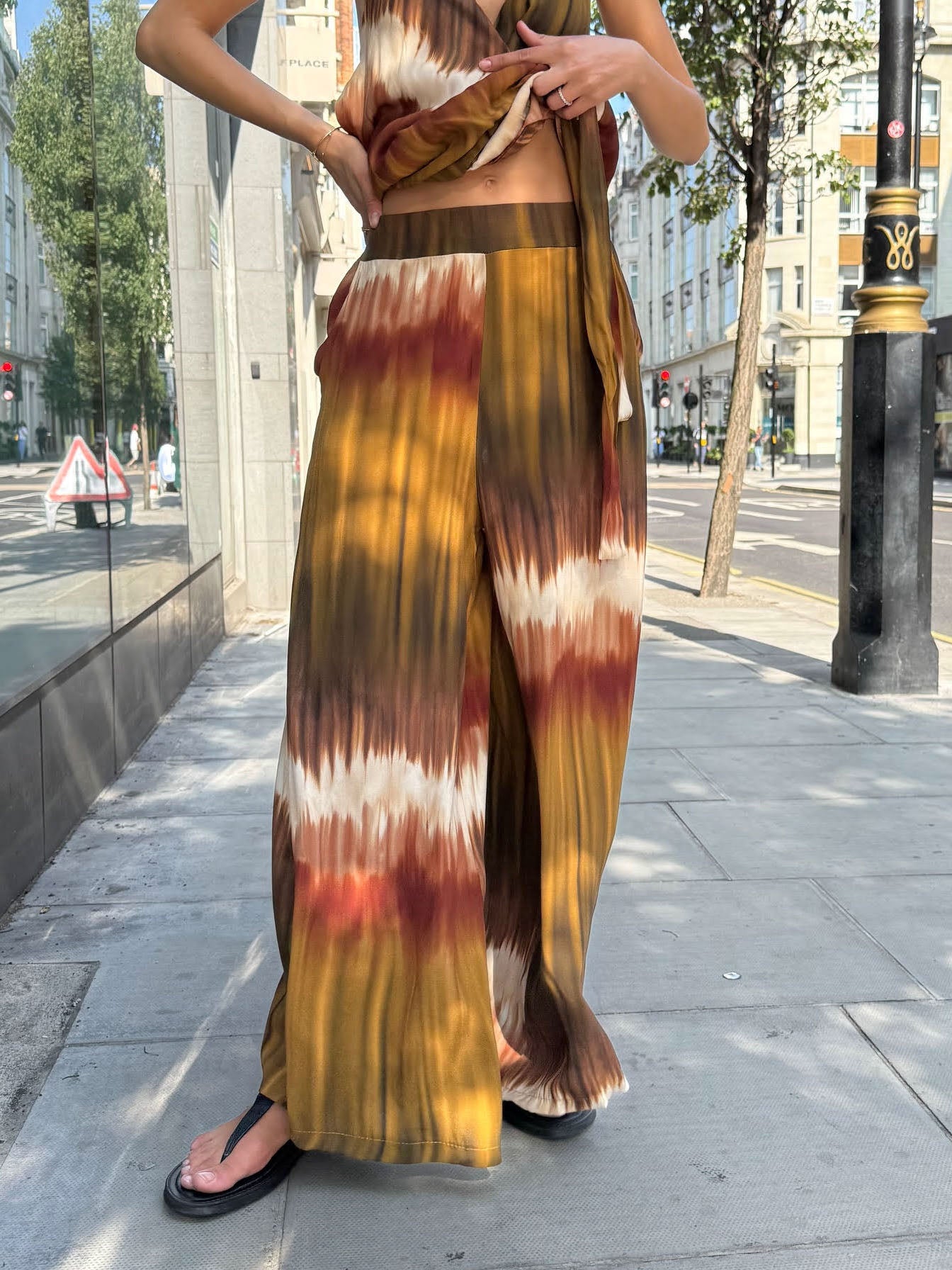 Olio - Wide leg trousers