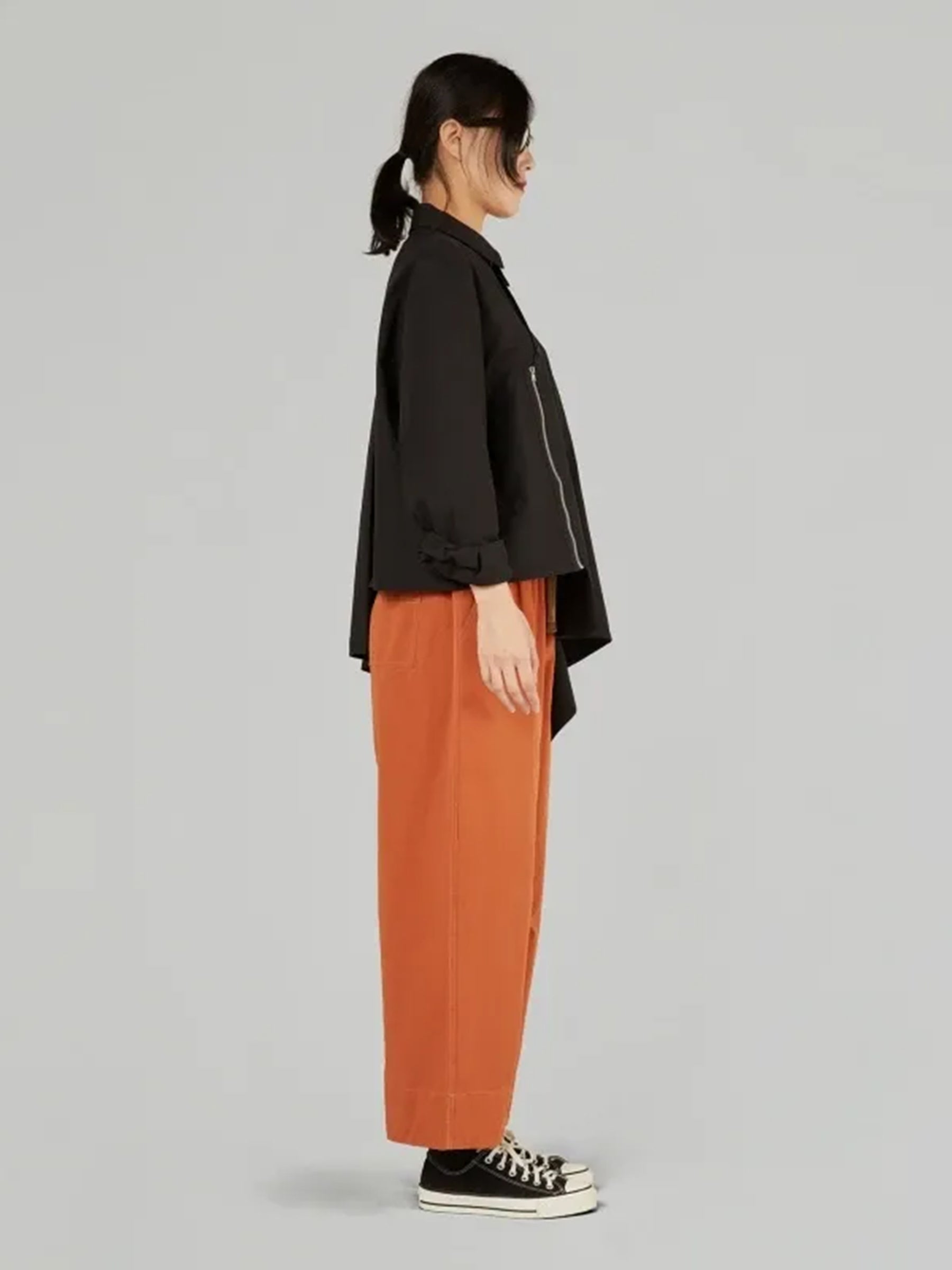 Giselle - Zip and button shirt