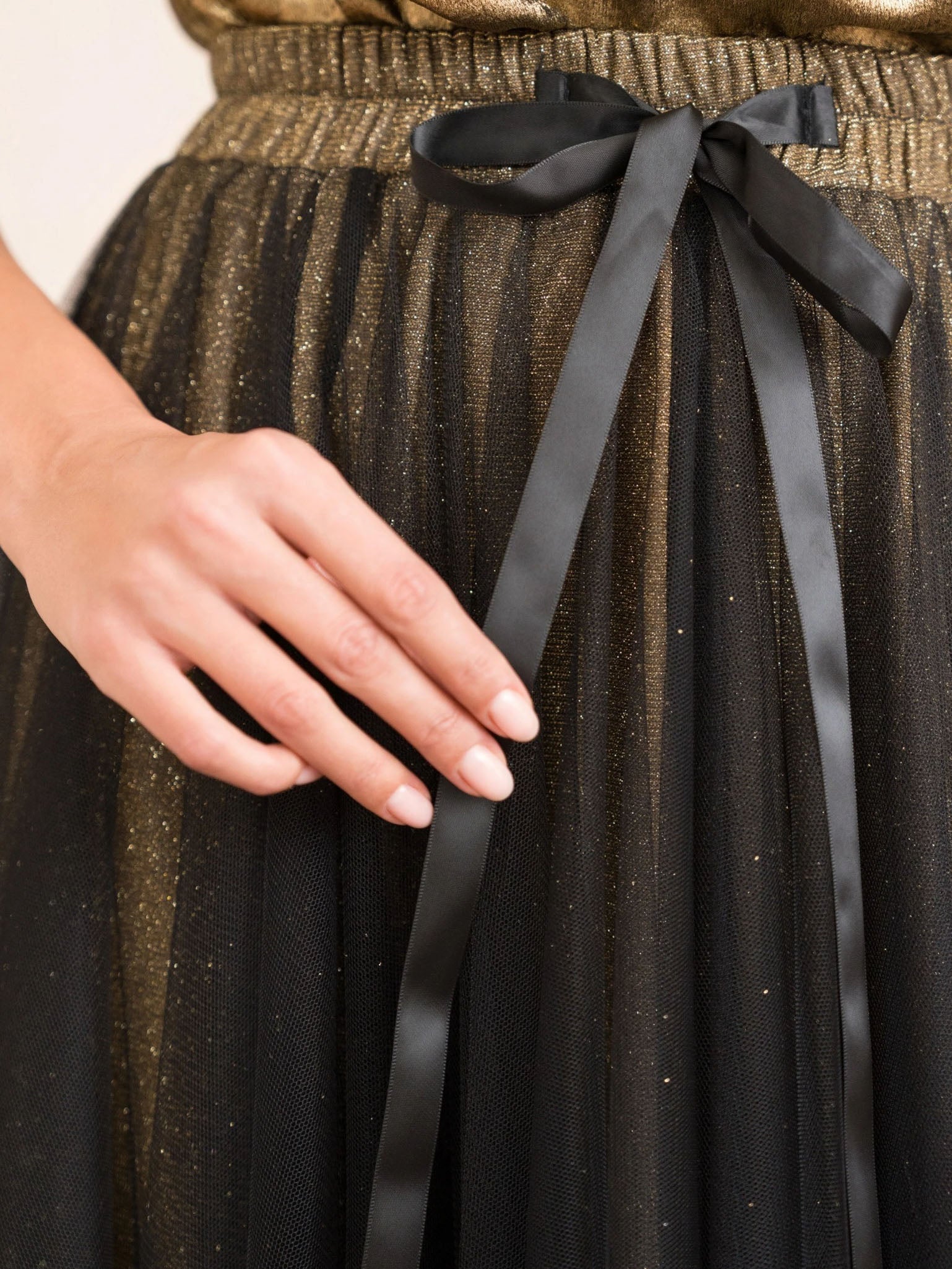 Caprice - Glitter lined tulle skirt