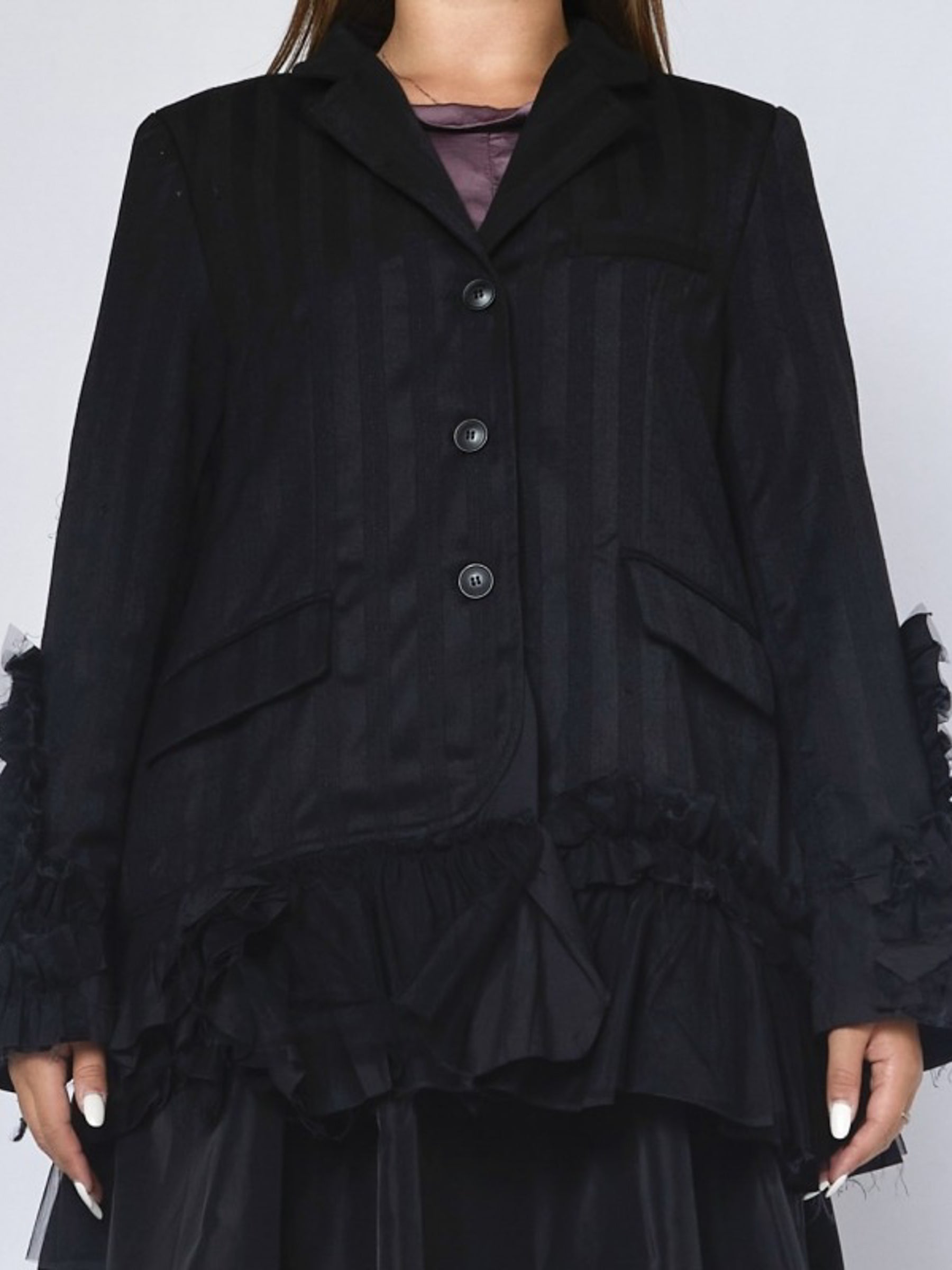 Marguitte - Stripe frill jacket