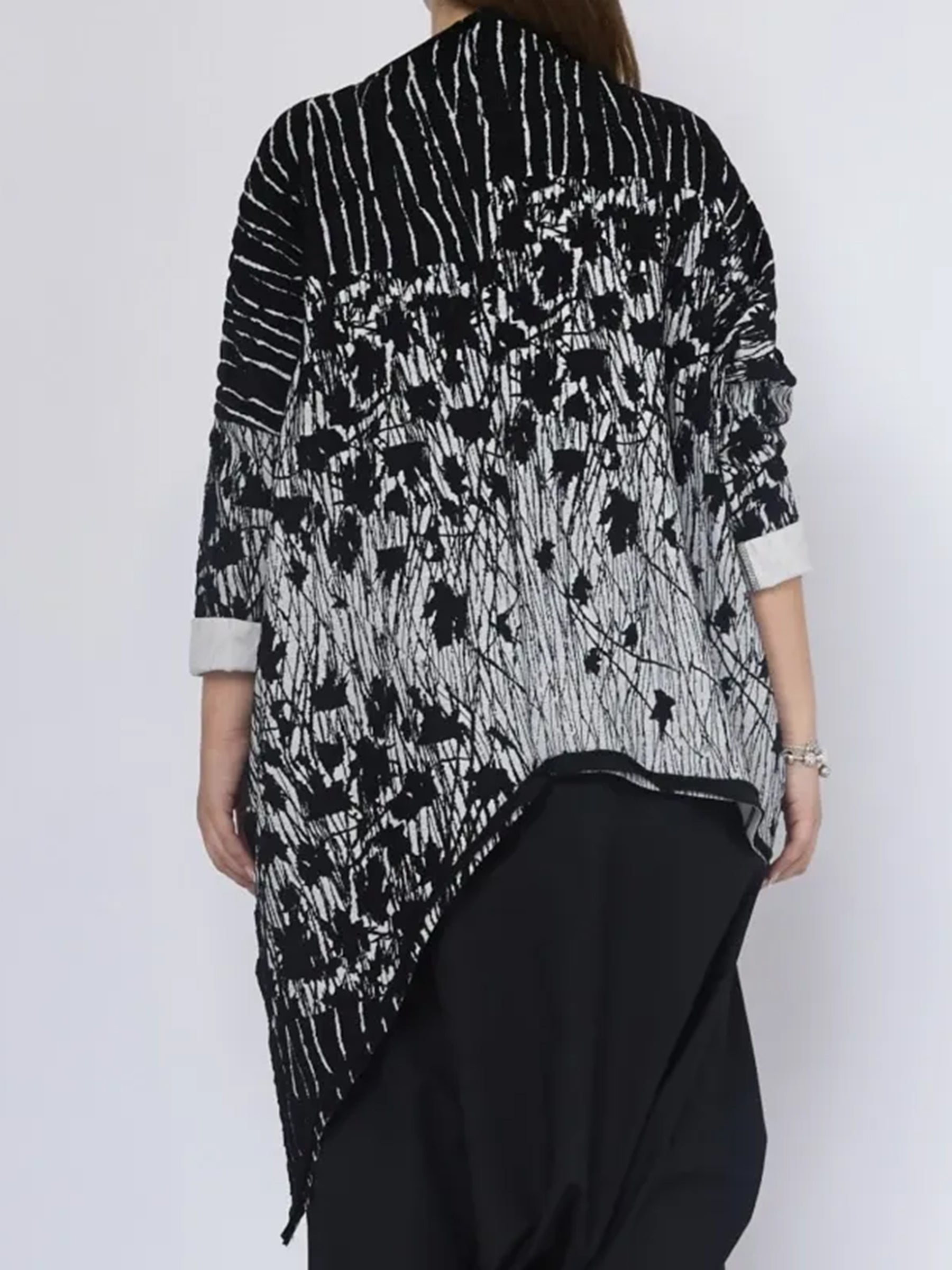Sherrie - Asymmetric printed top