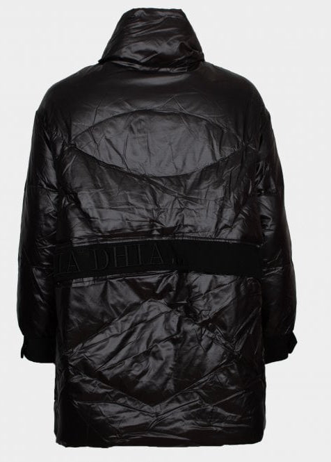 Charmaine Glossy midi length puffa coat