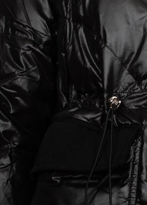 Charmaine Glossy midi length puffa coat