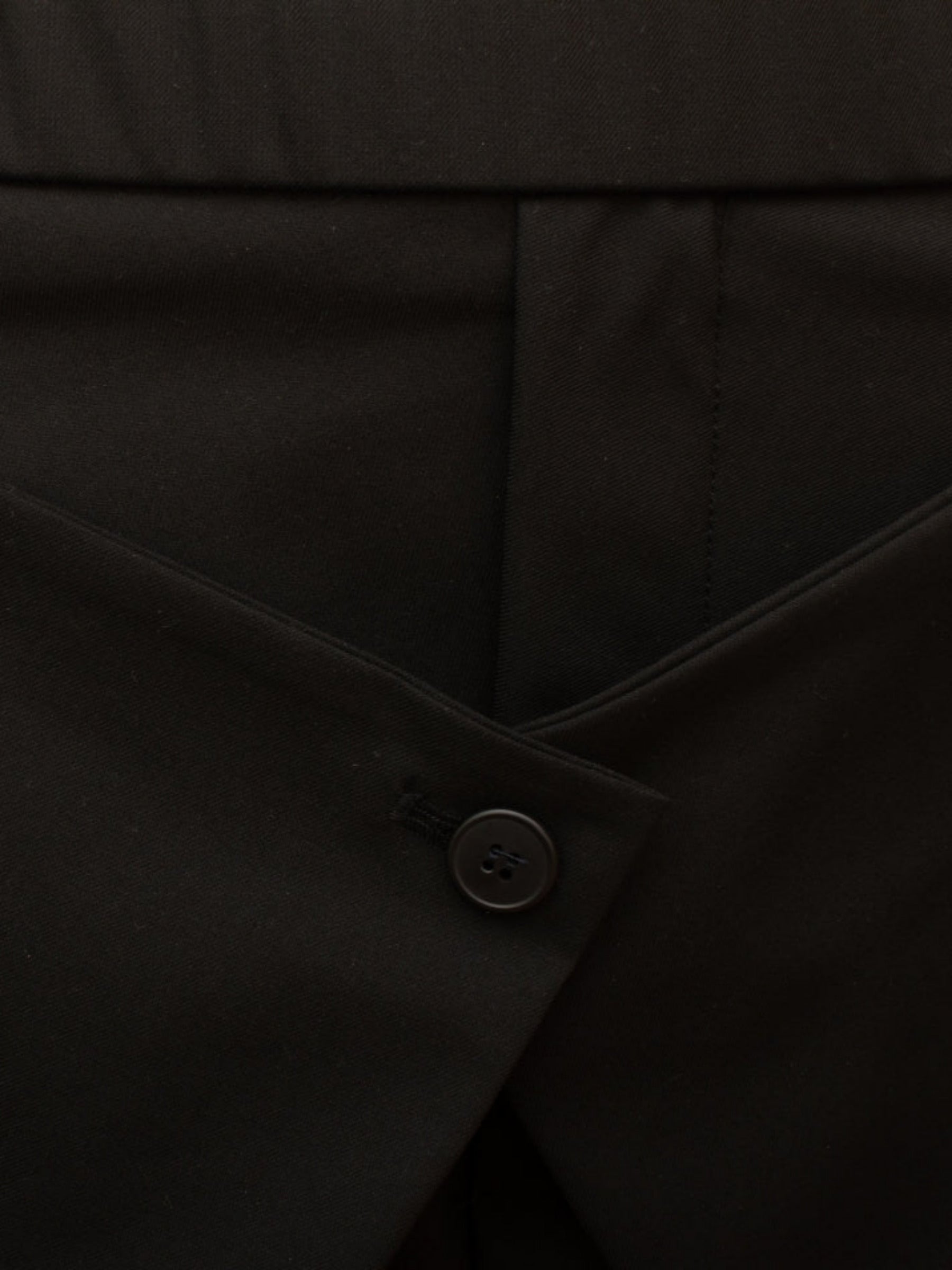 Ebony -   Wrap front cropped trouser