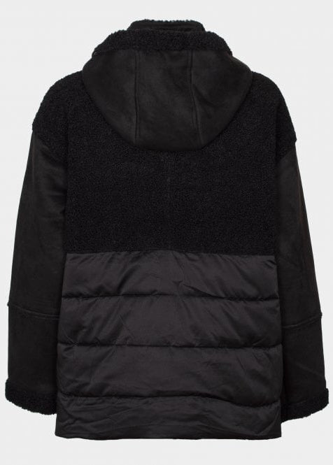 Willow Teddy hooded puffa jacket