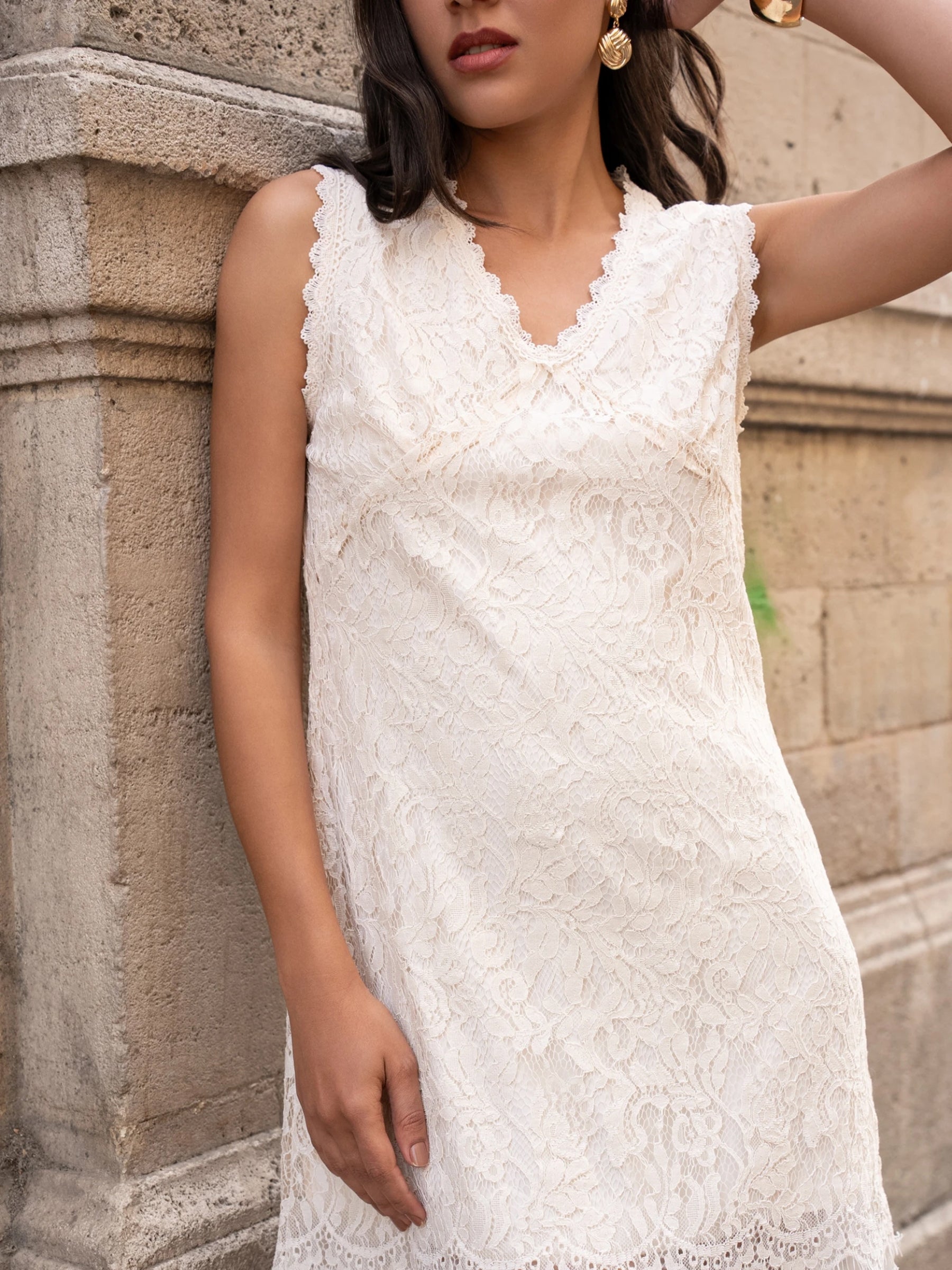 Charly - Lace and tulle dress