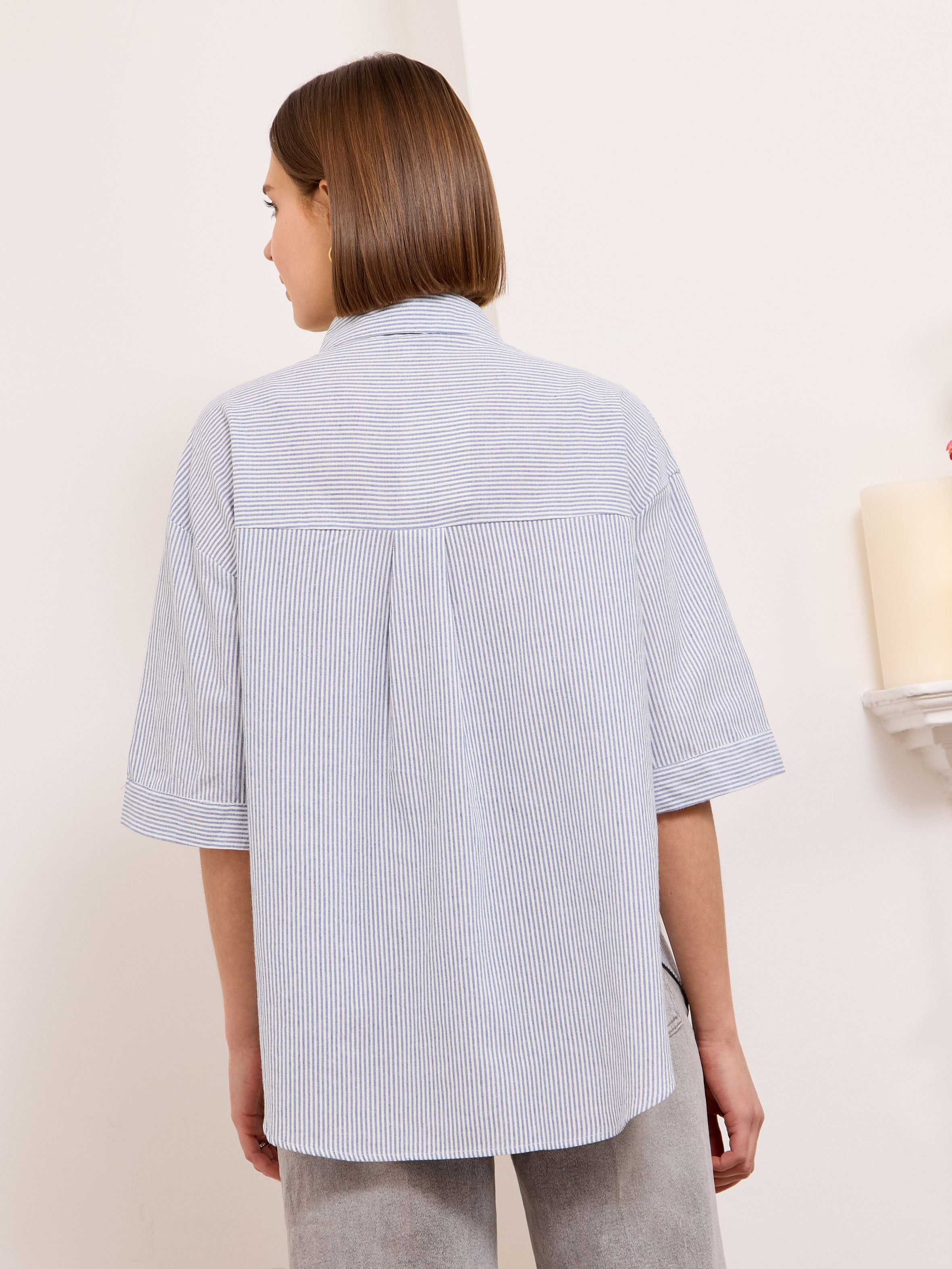Dionne - Cotton embroidered shirt